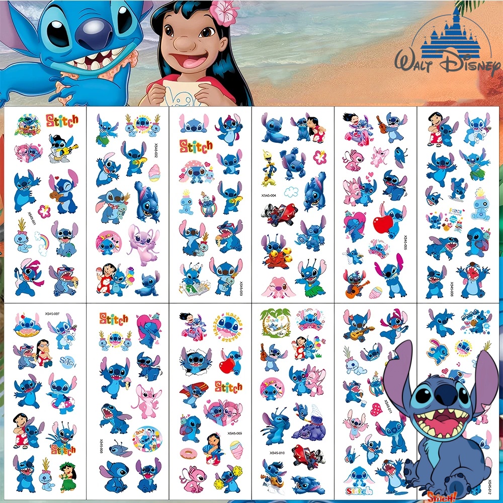 Laptop Accessory - 48Sheets Cute Disney Lilo Stitch Stickers