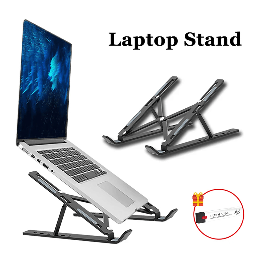 Laptop Ergonomic Accessories - Laptop Stand Portable Foldable Notebook Bracket