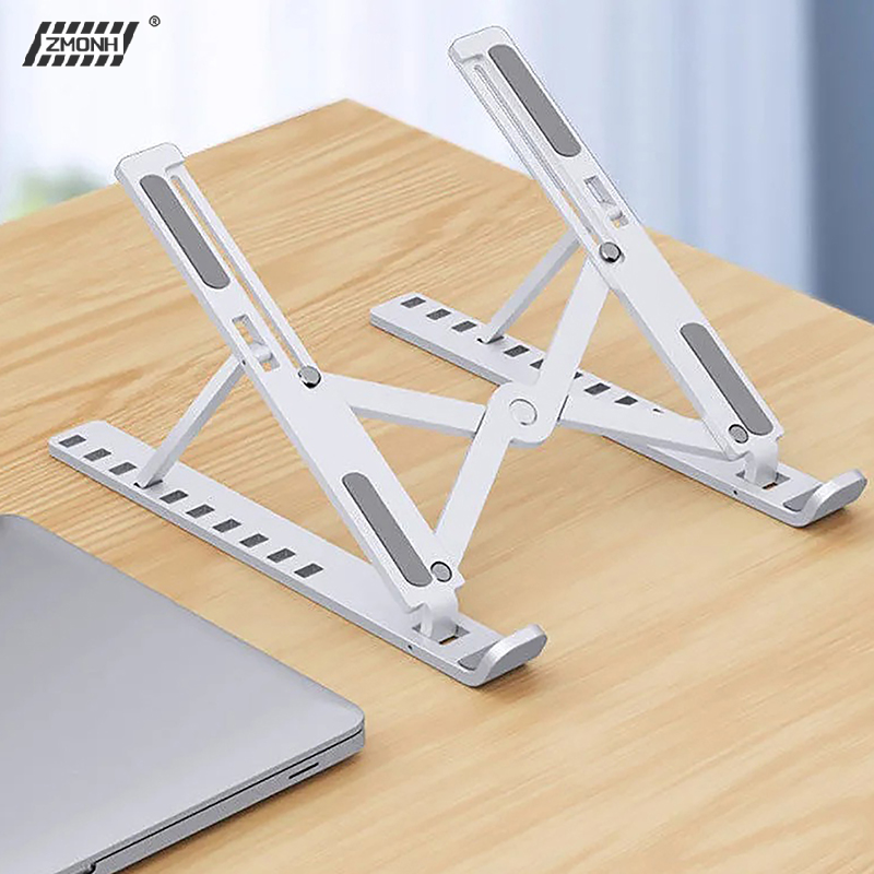 Laptop Ergonomic Accessories - Plastic Universal Laptop Stand Adjustable Notebook