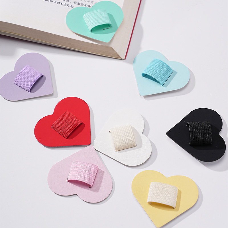 2pcs Heart PU Leather Self Adh – Laptop Accessories Holder recenzja i cena