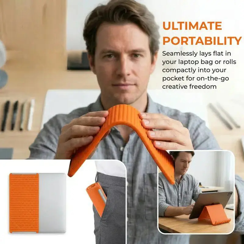 Silicone Foldable Phone Stand  – Laptop Accessories Holder recenzja i cena