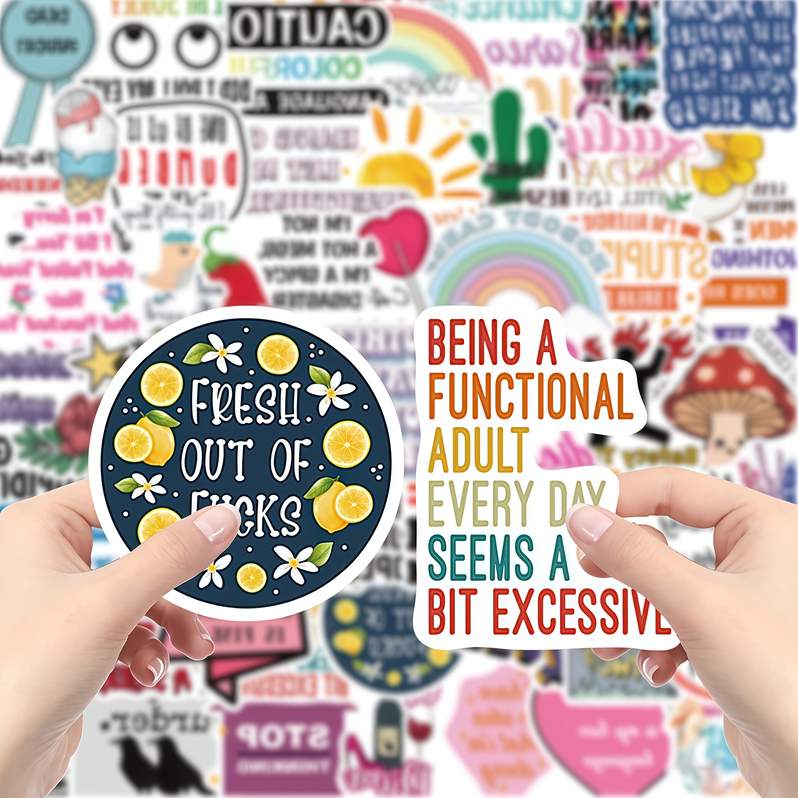 50 piece sticker set with sati – Laptop Accessories Gifts recenzja i cena