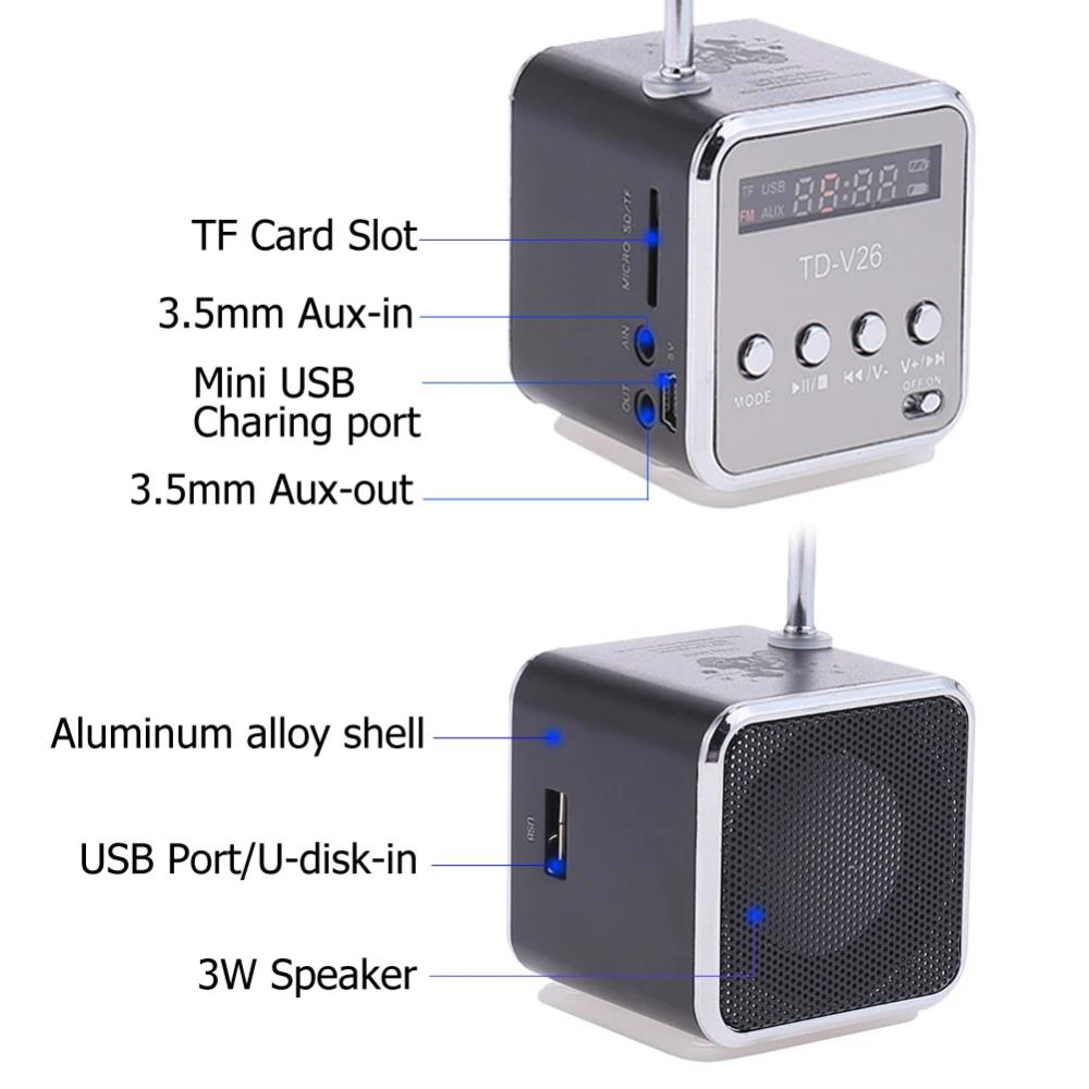 Portable Mini FM Radio Micro T – Laptop Ergonomic Accessories recenzja i cena