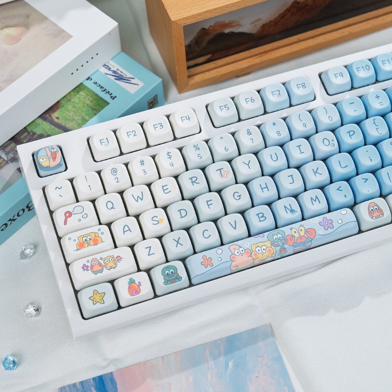 Cute SpongeBo SquarePants Mech – Keyboard Laptop Accessories recenzja i cena