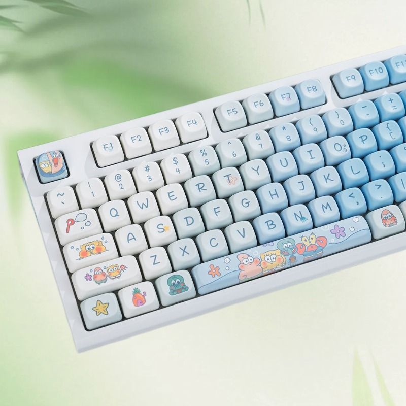 Cute SpongeBo SquarePants Mech – Keyboard Laptop Accessories recenzja i cena