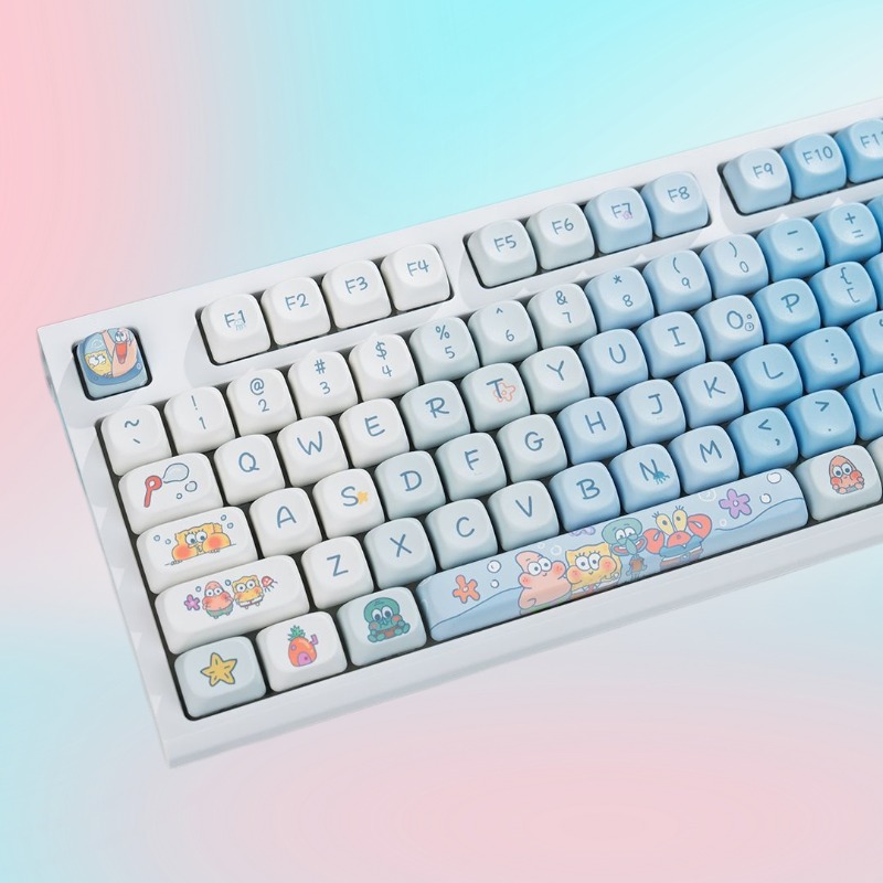Cute SpongeBo SquarePants Mech – Keyboard Laptop Accessories recenzja i cena