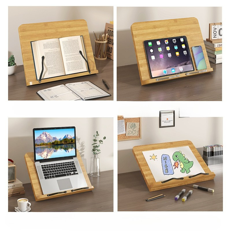 Wooden Reading Book Stand, Mul – Laptop Accessories Holder recenzja i cena