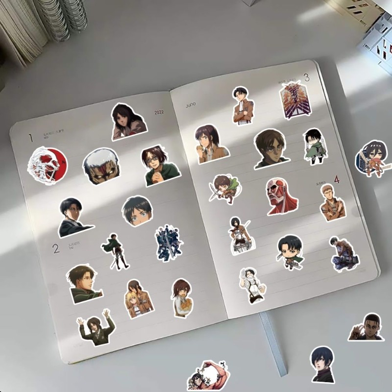 60Pcs Attack on Titan Anime St – Laptop Accessory recenzja i cena