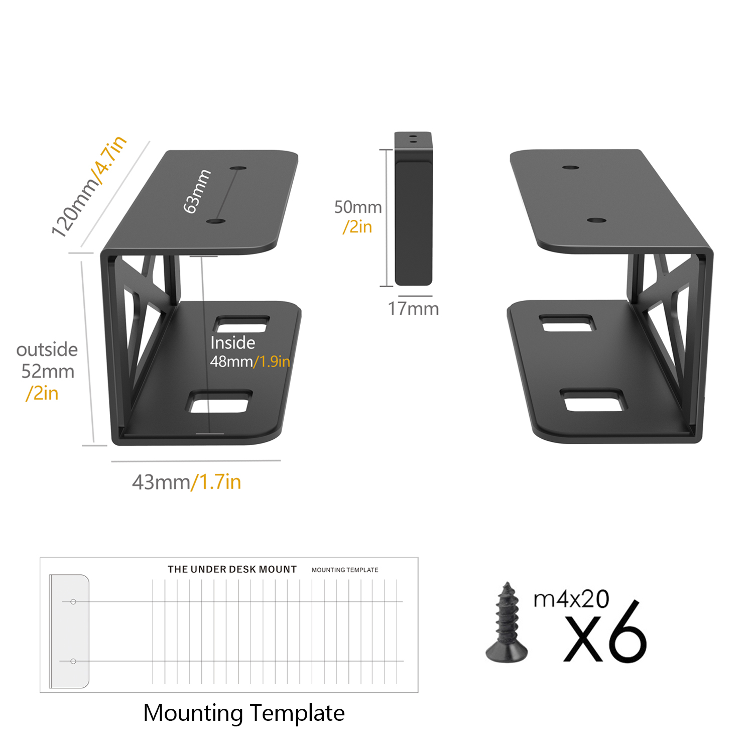 Under Desk Laptop/Mini PC Stor – Laptop Accessories Holder recenzja i cena
