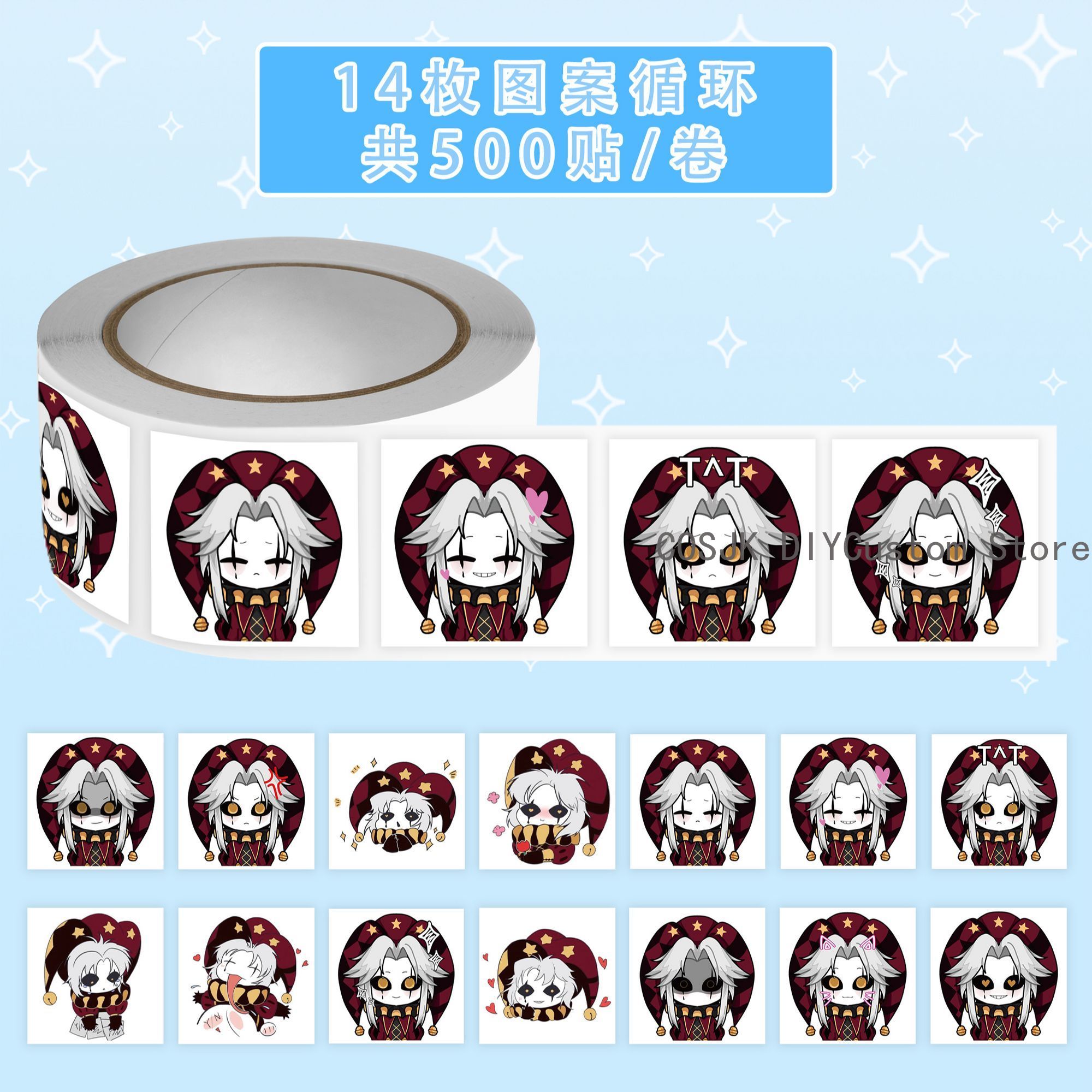 500Pc/Roll Anime Pierrot The F – Laptop Accessory recenzja i cena