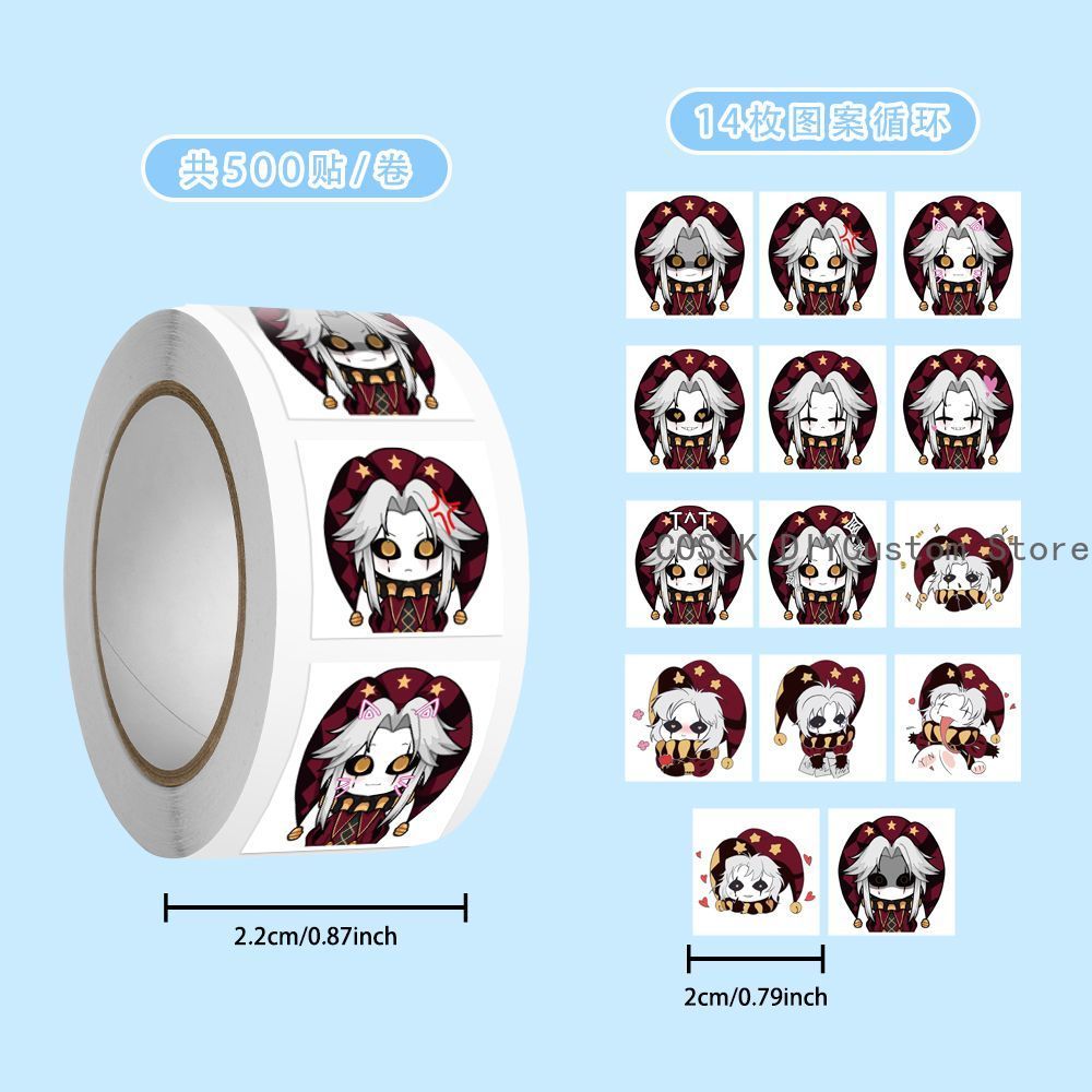 500Pc/Roll Anime Pierrot The F – Laptop Accessory recenzja i cena