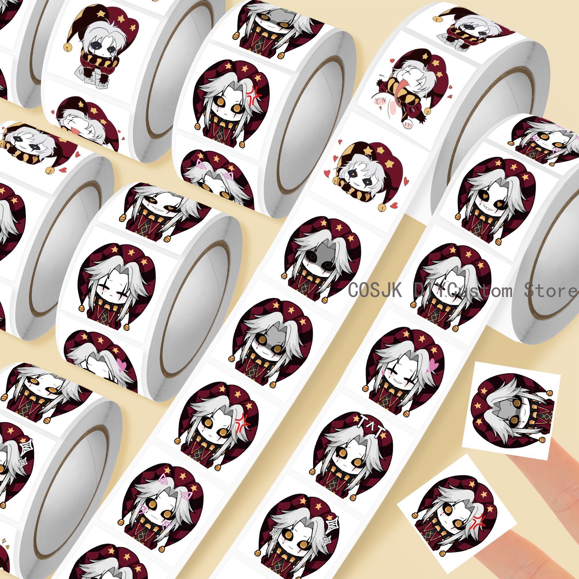 500Pc/Roll Anime Pierrot The F – Laptop Accessory recenzja i cena