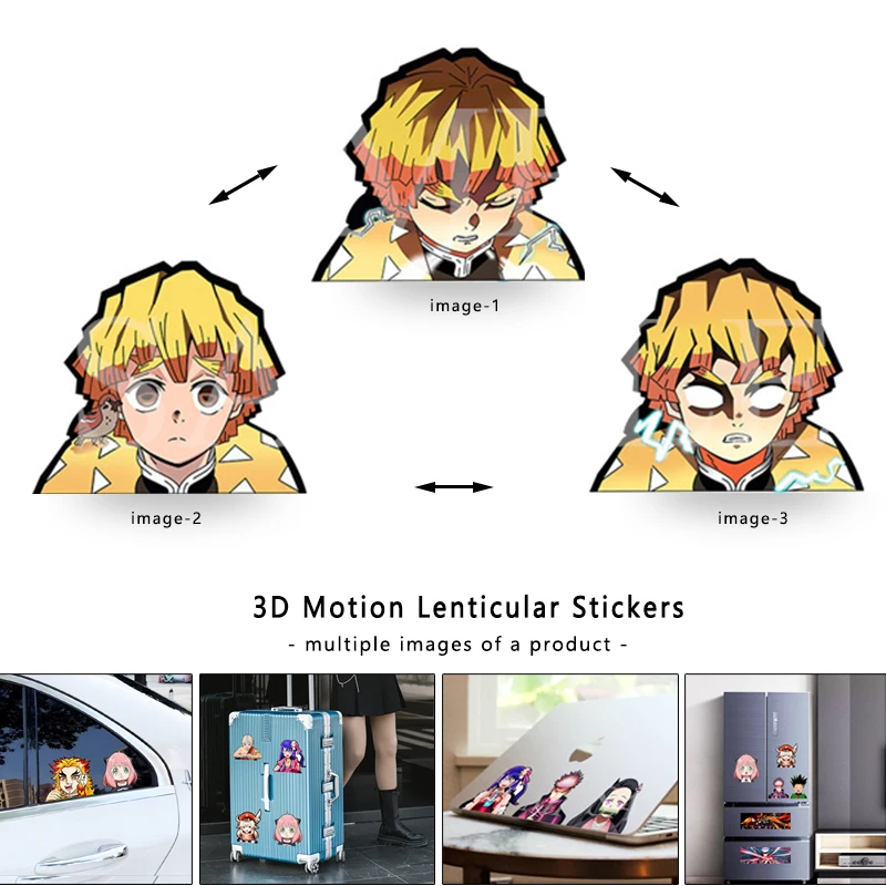 Demon Slaye Zenitsu 3D Lenticu – Laptop Accessories Gifts recenzja i cena