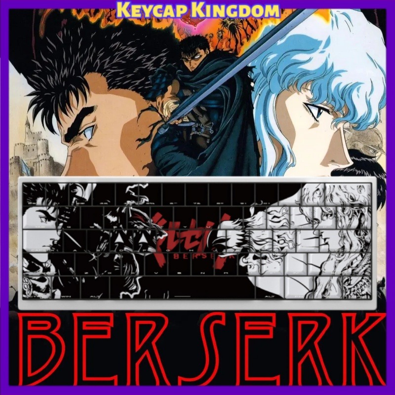 BERSERK Theme Anime Keycap 98  – Laptop Accessories Gifts recenzja i cena