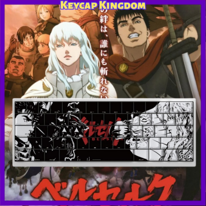 BERSERK Theme Anime Keycap 98  – Laptop Accessories Gifts recenzja i cena