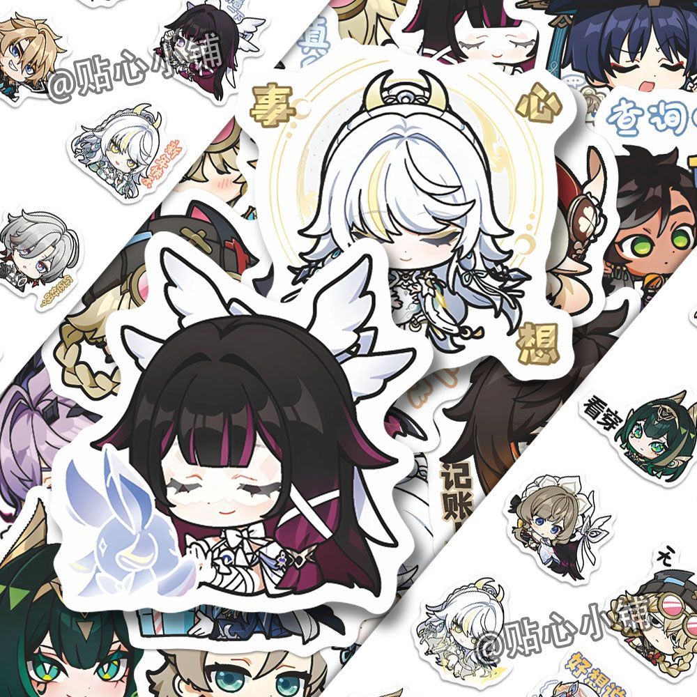 64PCS Genshin Impact Moon Maid – Laptop Accessory recenzja i cena