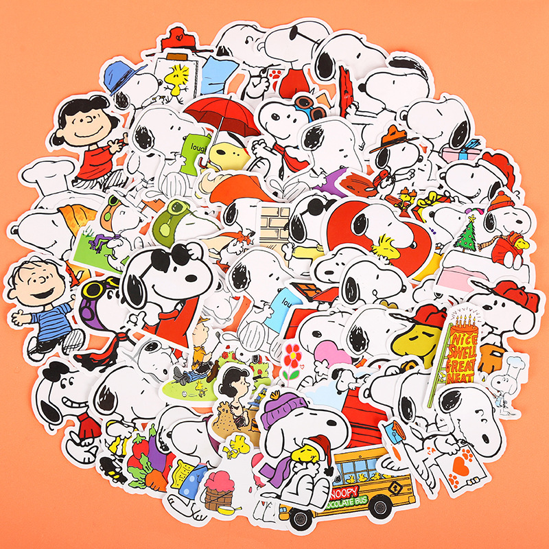 50pcs Kawaii Cartoon Snoopy St – Laptop Accessories Gifts recenzja i cena